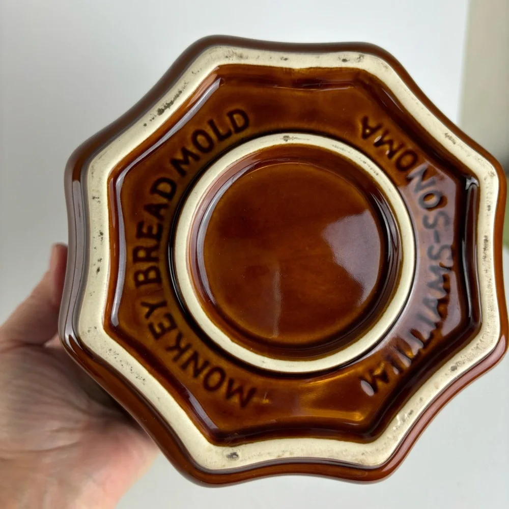 Vintage Williams-Sonoma Ceramic Monkey-Bread Mold-EUC